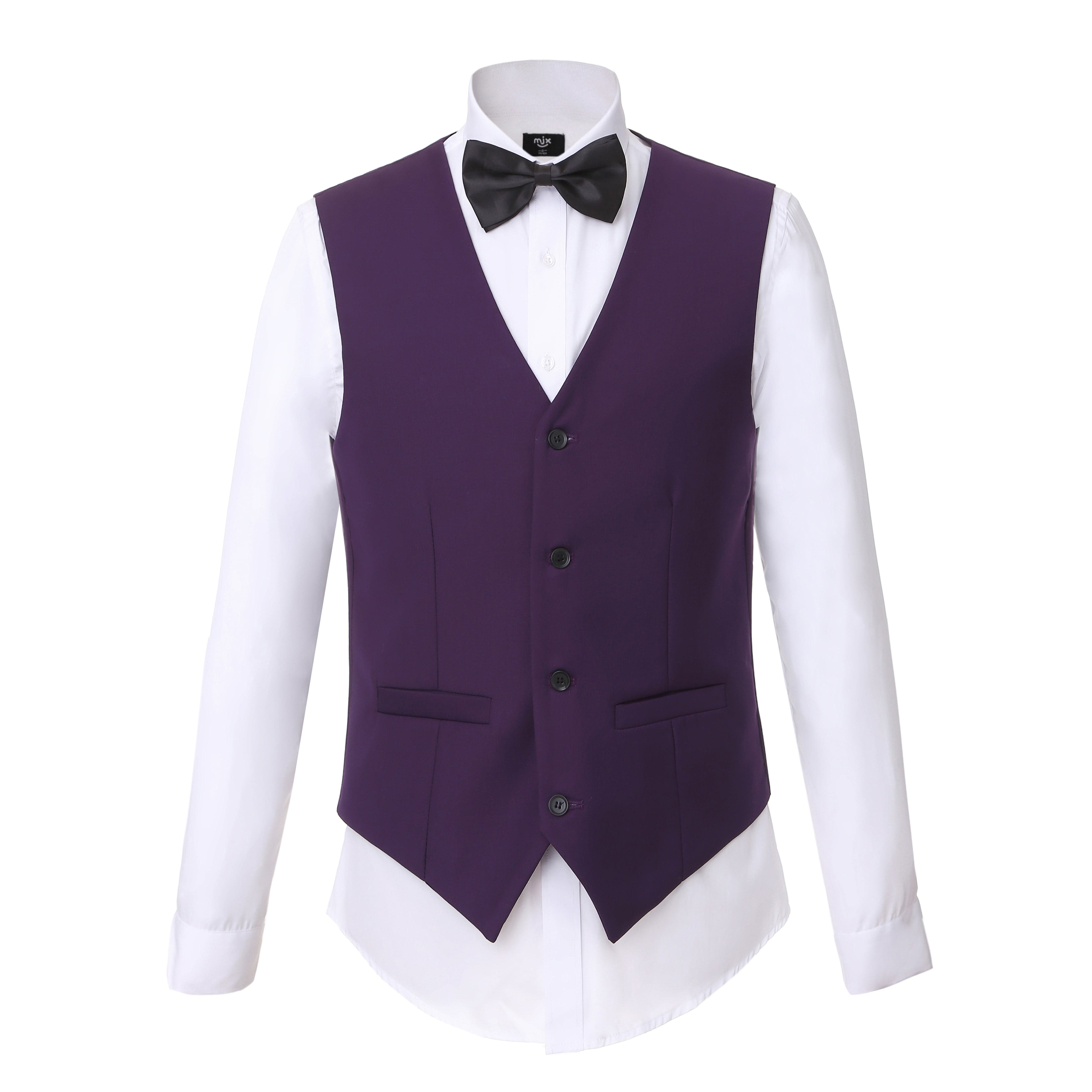 ceehuteey Western Mens 3 Piece Suit Blazer Vest Pant for for wedding party